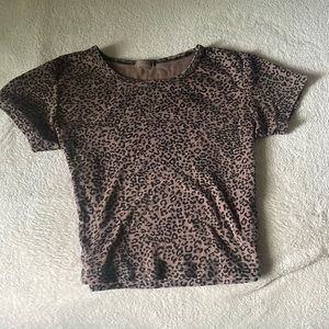 Retired cheetah print Brandy Melville top